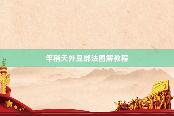 竿稍天外豆绑法图解教程